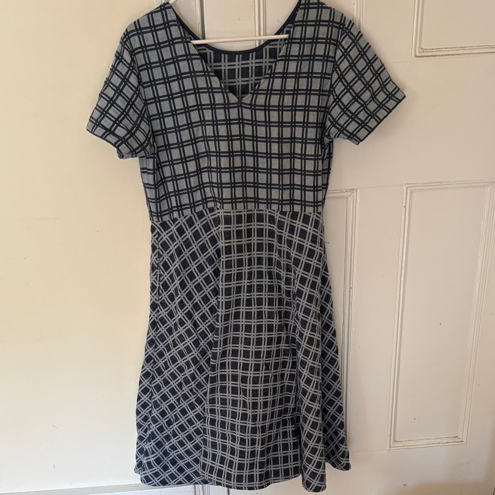 Ace and Jig Blue Plaid Women's Dress